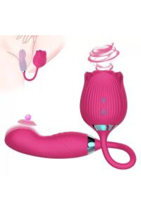 Titreşimli G-Spot Tapping ve Klitoris Emiş Güçlü 3 in 1 Vibratör
