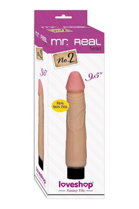 Mr. Realistik titreşimli vibratör No:2 - 9,5'