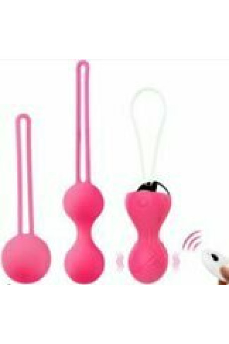 Redvil Kegel Vajinal Top Seti Pembe 16,5 cm