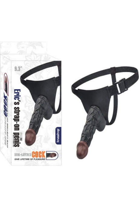 24 Cm Belden Bağlamalı Zenci Dildo Eric’s