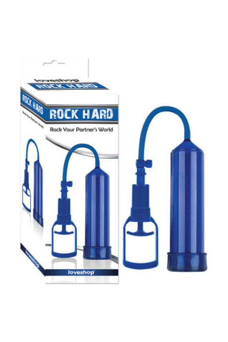 ROCK HARD BLUE CAM PLASTİKTEN YAPILMA TABANCALI SİSTEM VAKUM POMPA