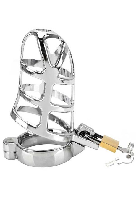 BDSM Paslanmaz Çelik Penis Kafesi ModelNo4