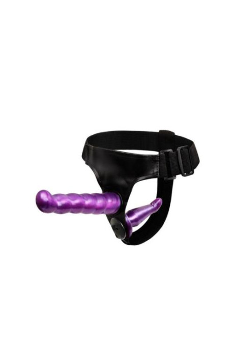 CENSAN Çift Girişli Straplon Belden Bağlamalı Dildo