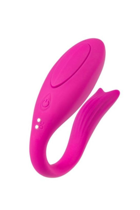 Censan Dolphy Çiftler İçin Vibratör Silikon Pembe 9,6 cm