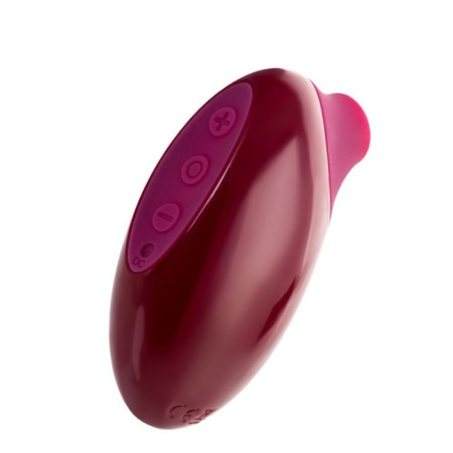CENSAN Myrty Vakum Mastürbatör, Bordo, 9,8 cm