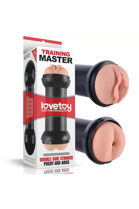LOVETOY Çift Taraflı Anal Vajinal Mastürbatör - Training Master