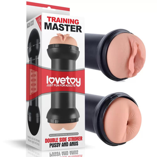 LOVETOY Çift Taraflı Anal Vajinal Mastürbatör - Training Master