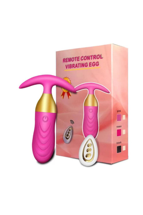LUMINOUS Kablosuz Kumandalı Şarjlı Güçlü Titreşimli Anal Plug Vibratör
