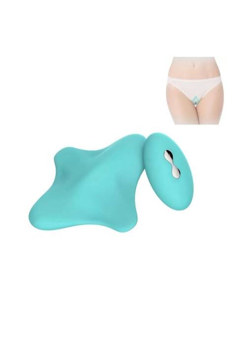 ORZA Kablosuz Kumandalı Gizli Külot İçi Giyilebilir Güçlü Titreşimli Panty Vibratör - Mavi