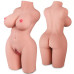 Premium Torso Masturbator Cherry - Büyük Boy Realistik Manken Anal Vajinal 2 in 1 Titreşimli Suni Vajina