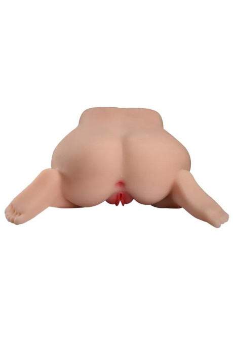 TORSO Laura Mega Boy Ultra Realistik Anal Vajinal Girişli Et Dokusunda Yarım Vücut Mastürbatör