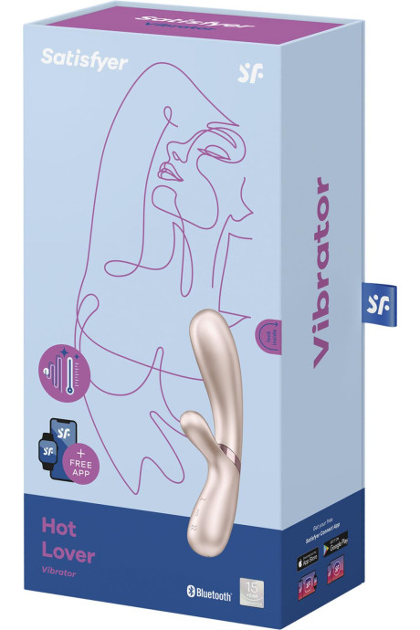 Satisfyer Hot Lover Usb Şarjlı Telefondan Kumandalı Isıtmalı Klitoris Uyarıcılı Teknolojik Vibratör